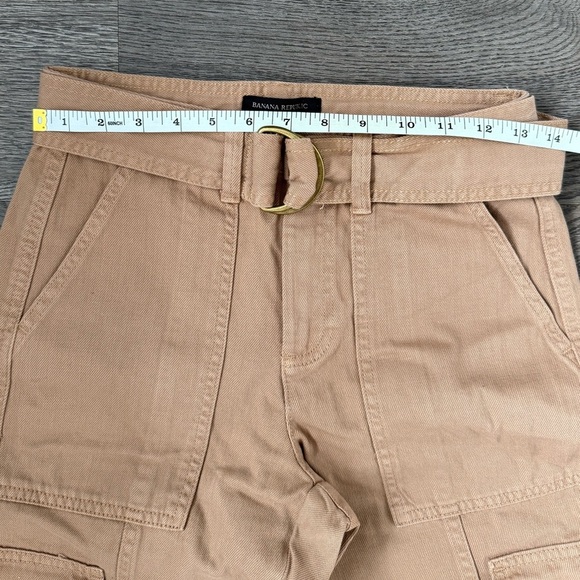 Banana Republic Factory Utility Cargo Pant - Size 00 Petite - Iced Latte - NWOT - Picture 7 of 10